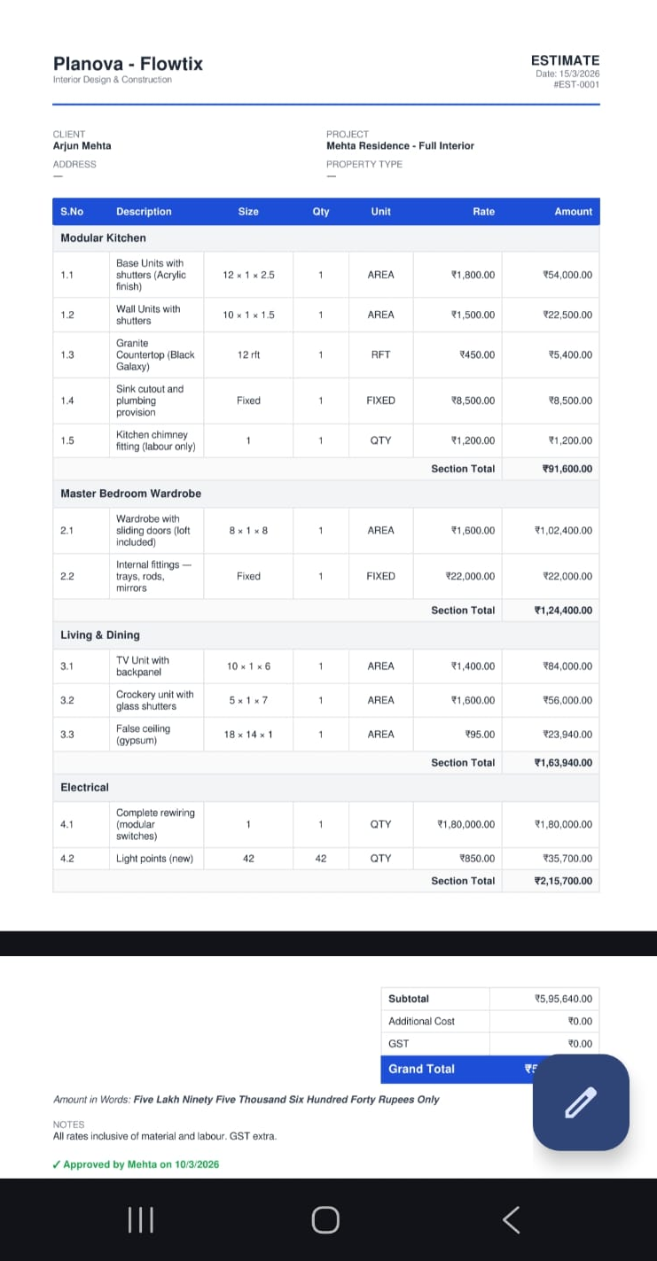Planova client portal